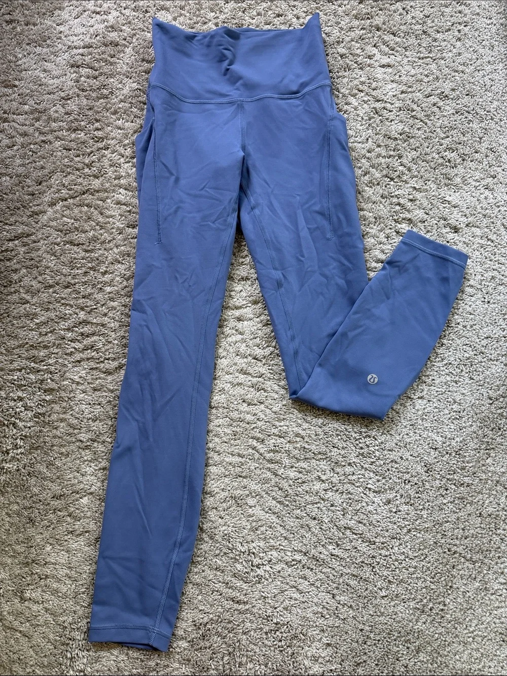 lululemon athletica High-Rise Blue Leggings - Picture 1 of 5